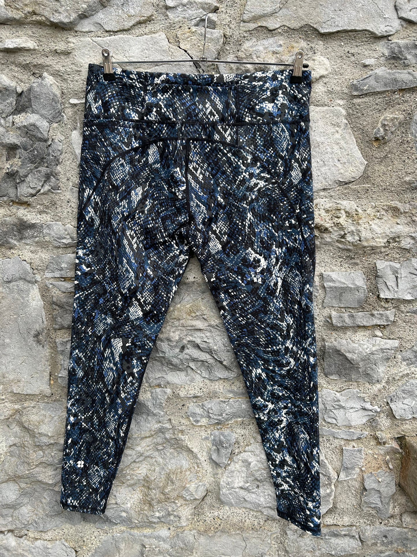 Sweaty BettyPower Leggings, Blue Snake uk 18