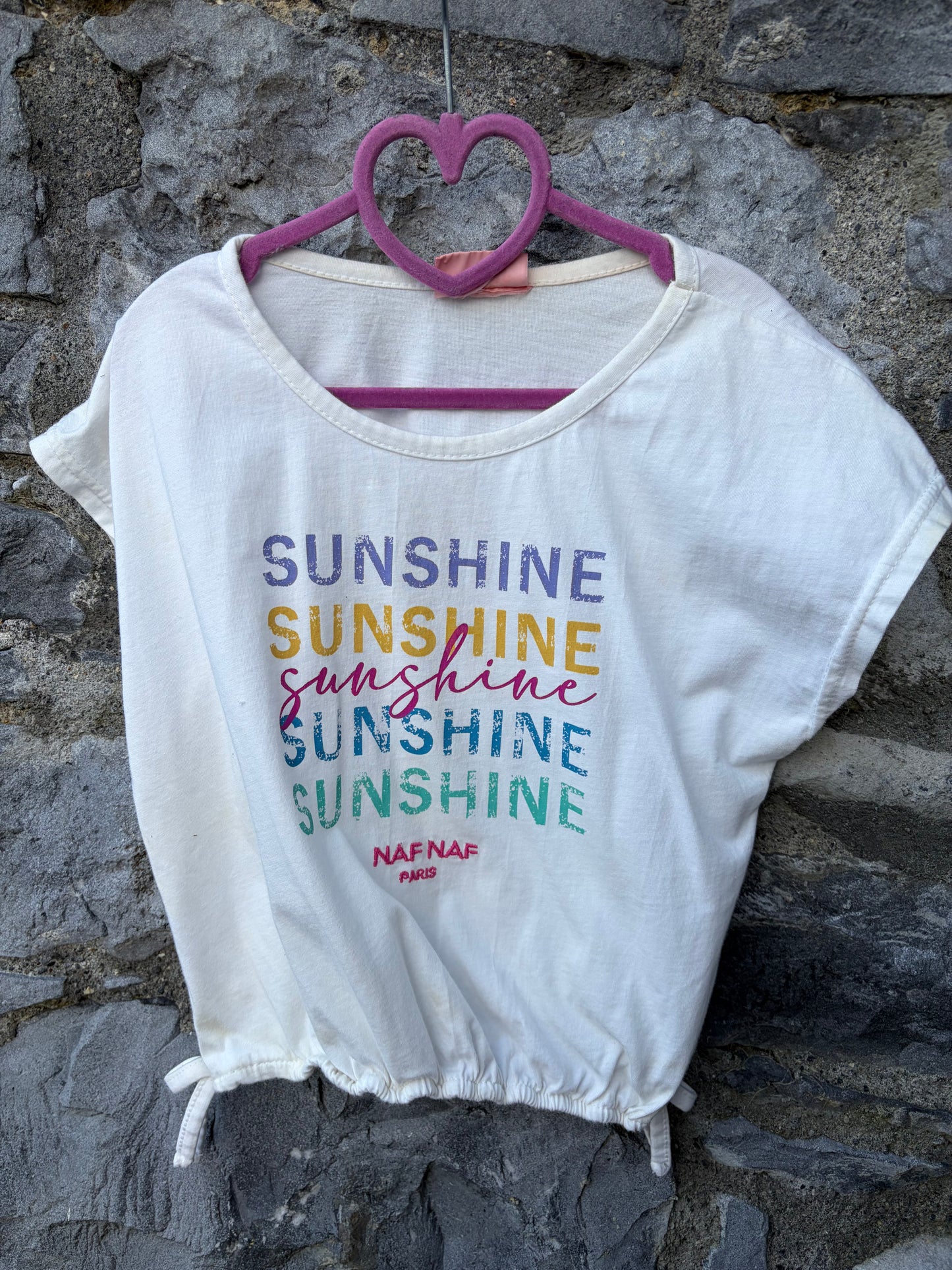 Sunshine white top 11-12y (146-152cm)