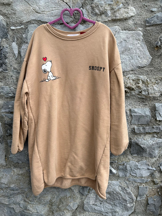 Peanuts brown tunic  11-12y (146-152cm)