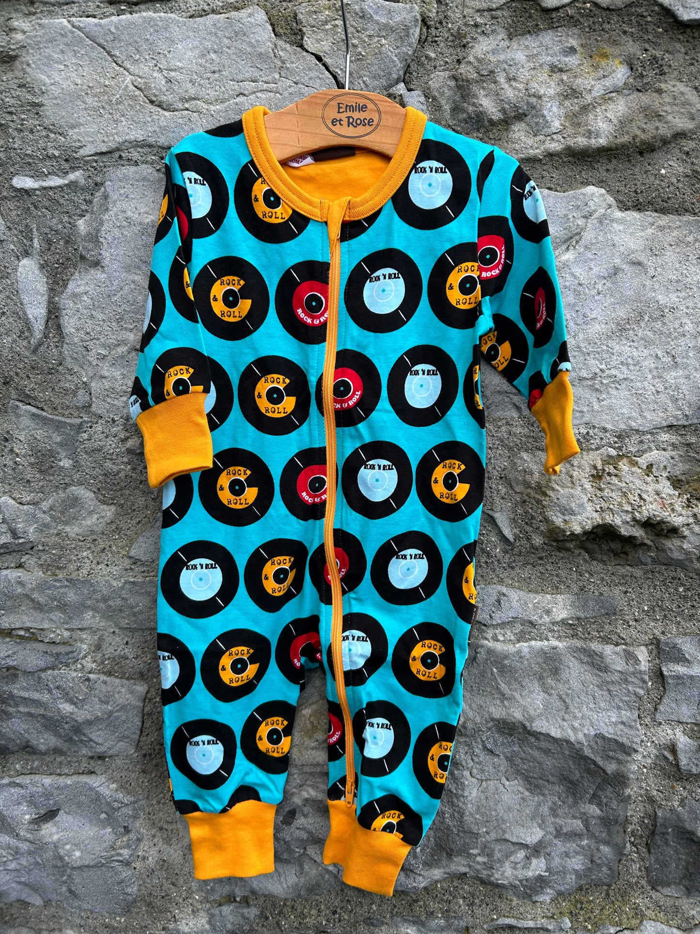 LP blue onesie  3-6m (62-68cm)