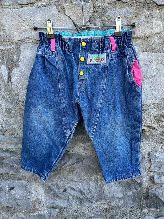 80s baggy jeans  12m (80cm)