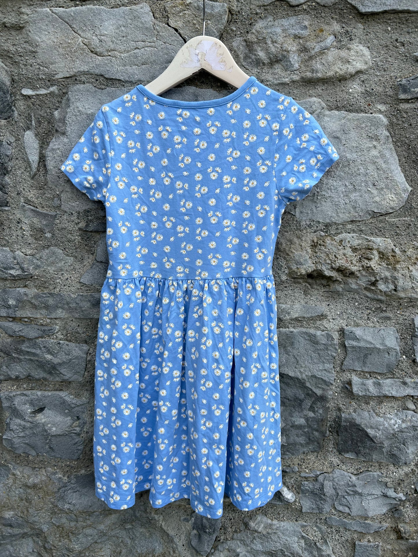 Blue daisies dress   8-9y (128-134cm)