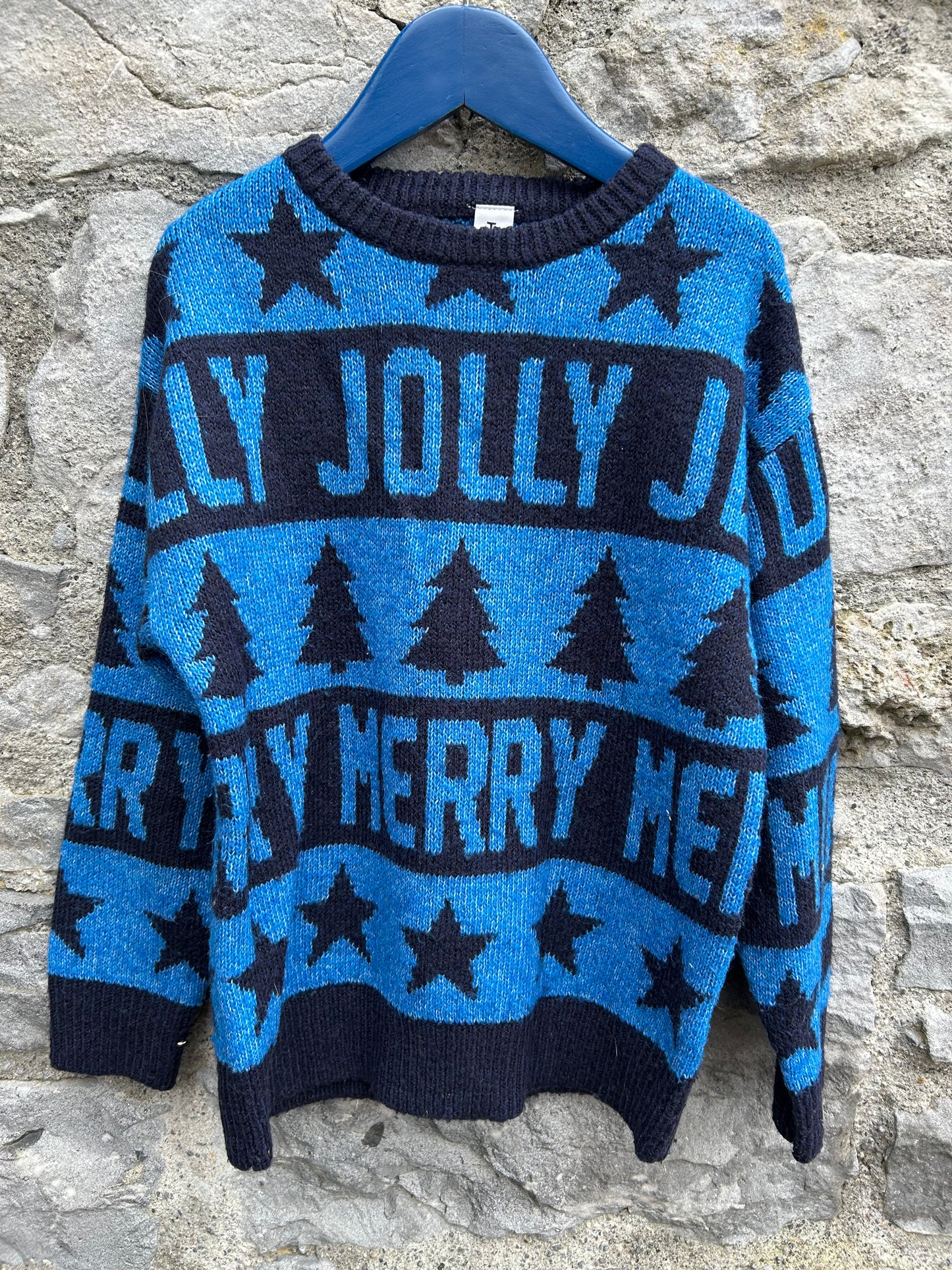 Merry&Jolly blue jumper 7y (122cm)
