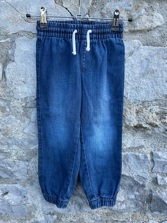 Relaxed waist jeans  2-3y (92-98cm)