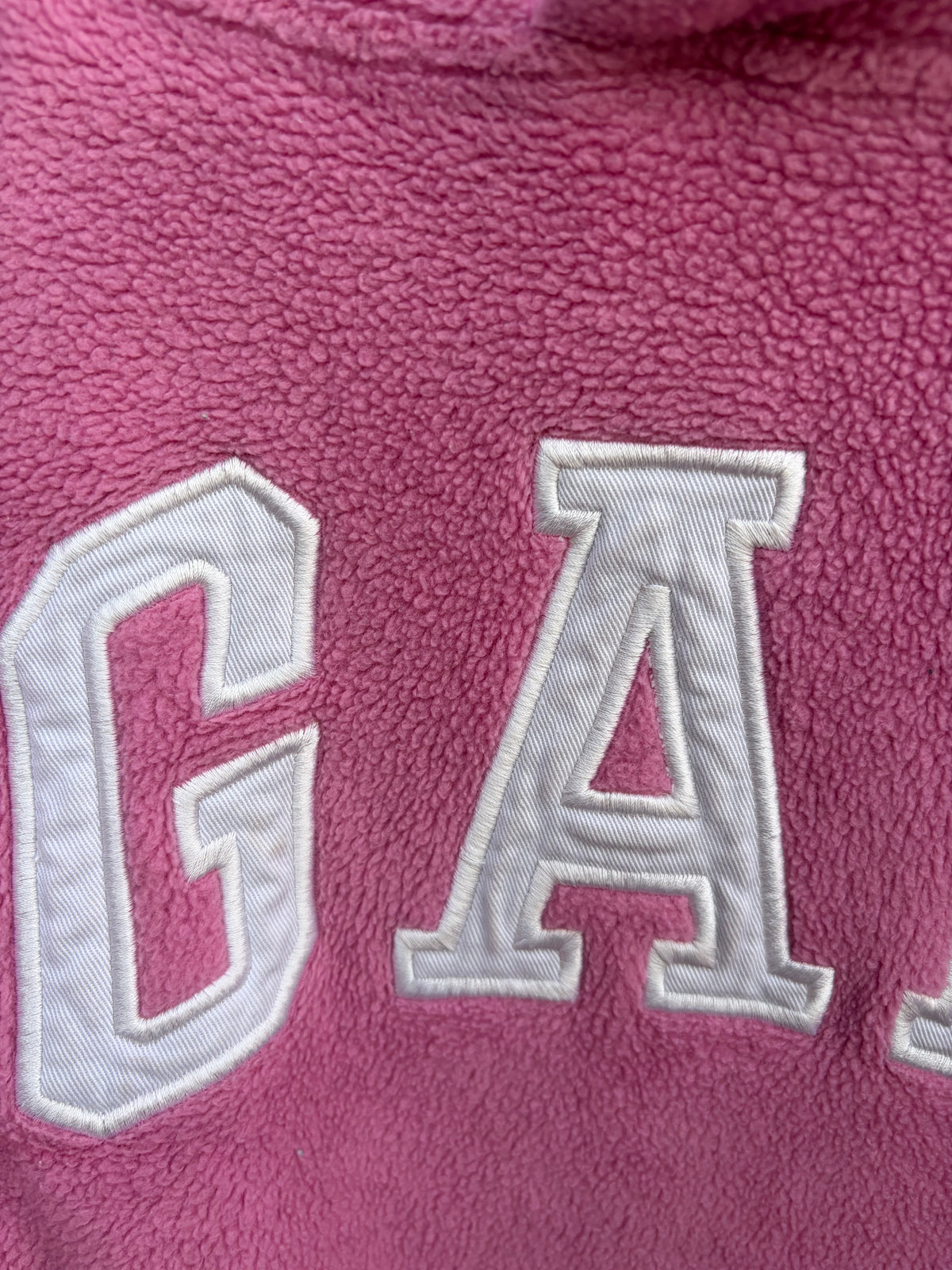 Pink fleece hoodie 10y (140cm)
