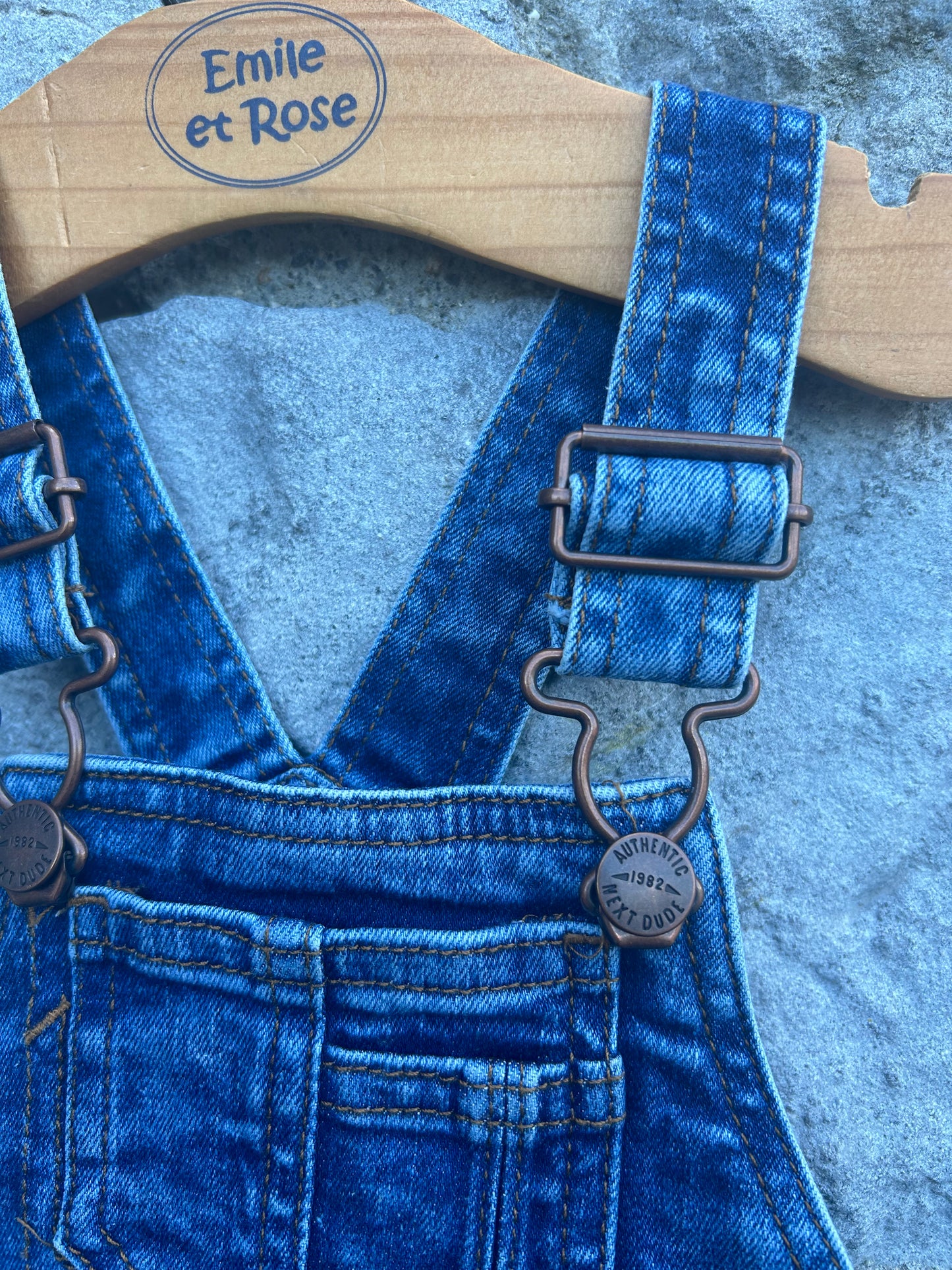 Denim dungarees 9-12m (74-80cm)