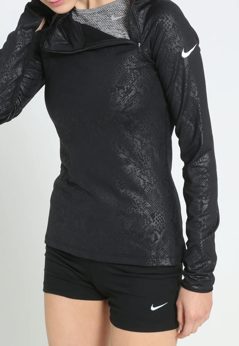 Black snakeskin print top uk 8