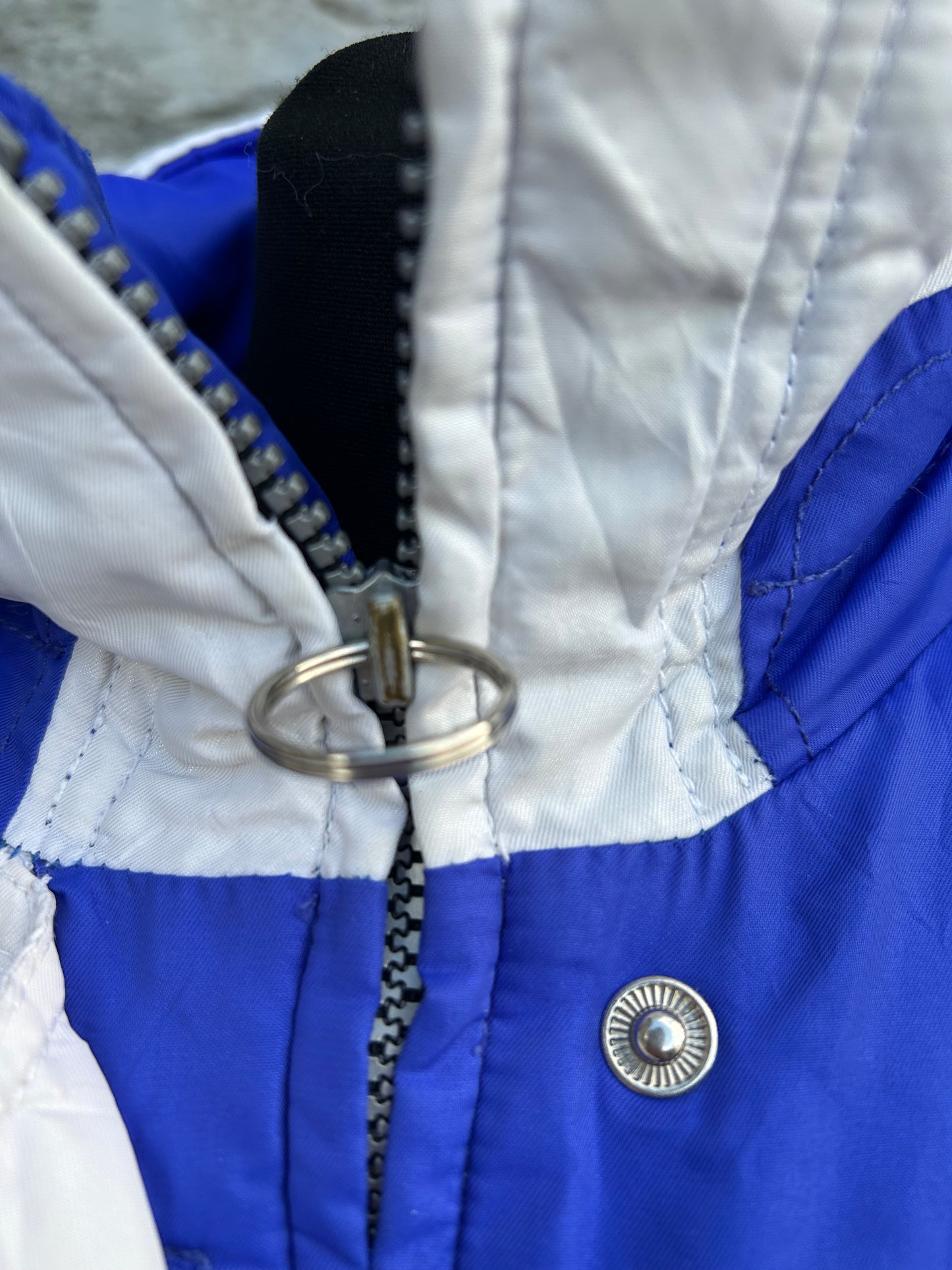 80s blue ski jacket uk 10