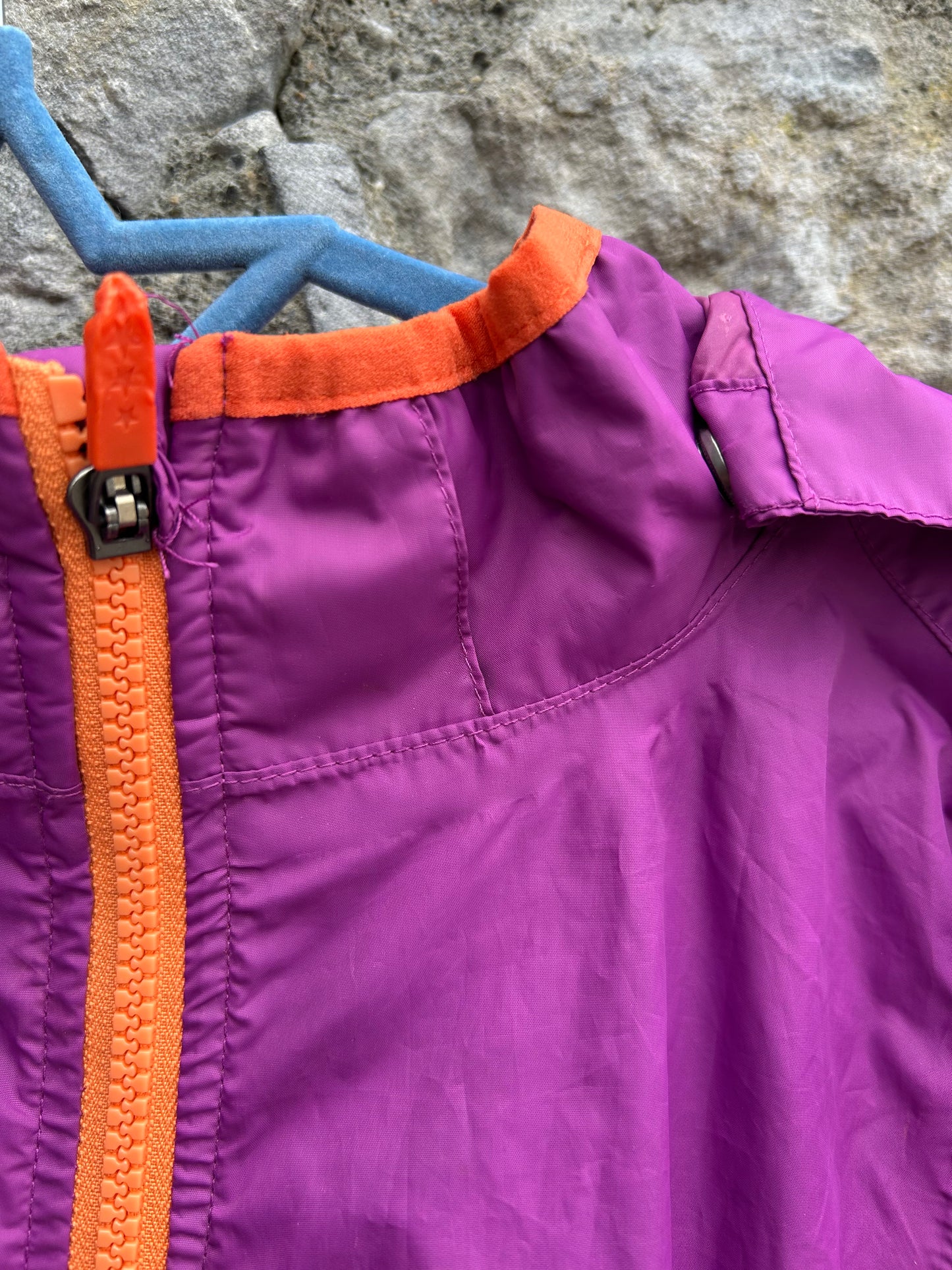 Purple rain jacket  10-11y (140-146cm)