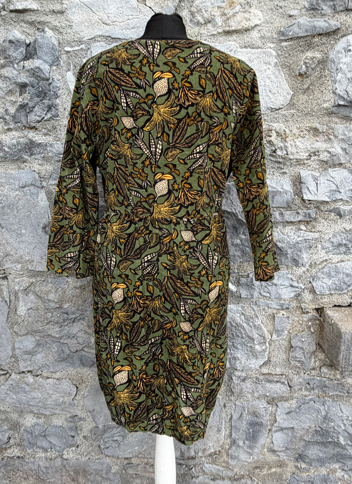 Botanic cord khaki dress uk 12