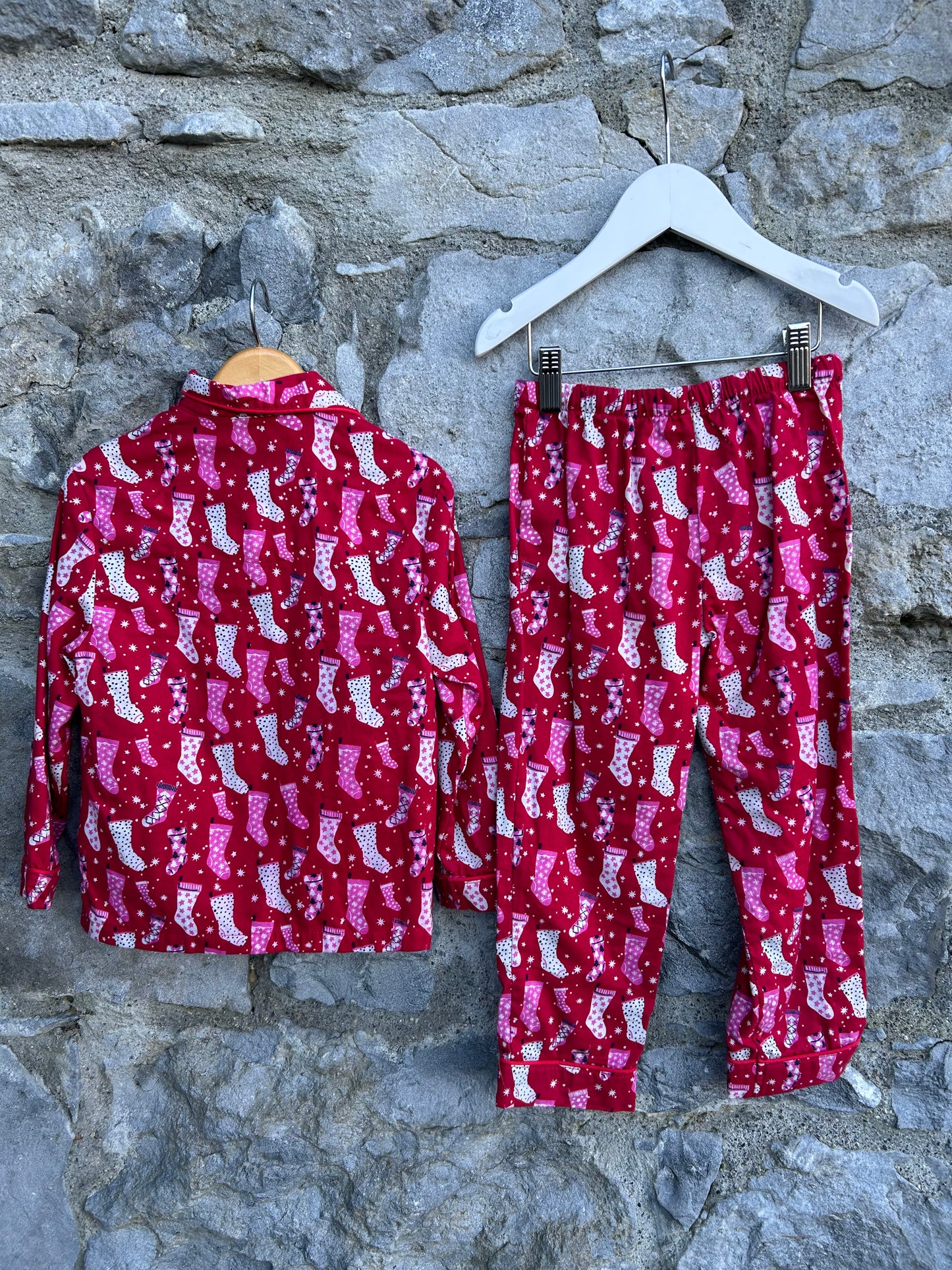 Christmas stockings red pjs  18-24m (86-92cm)