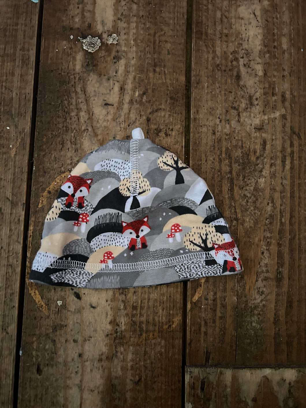 Fox baby hat  newborn (50cm)