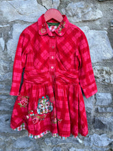 Load image into Gallery viewer, Red check dress  4y (104cm)
