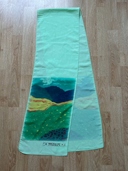 Green hill scarf