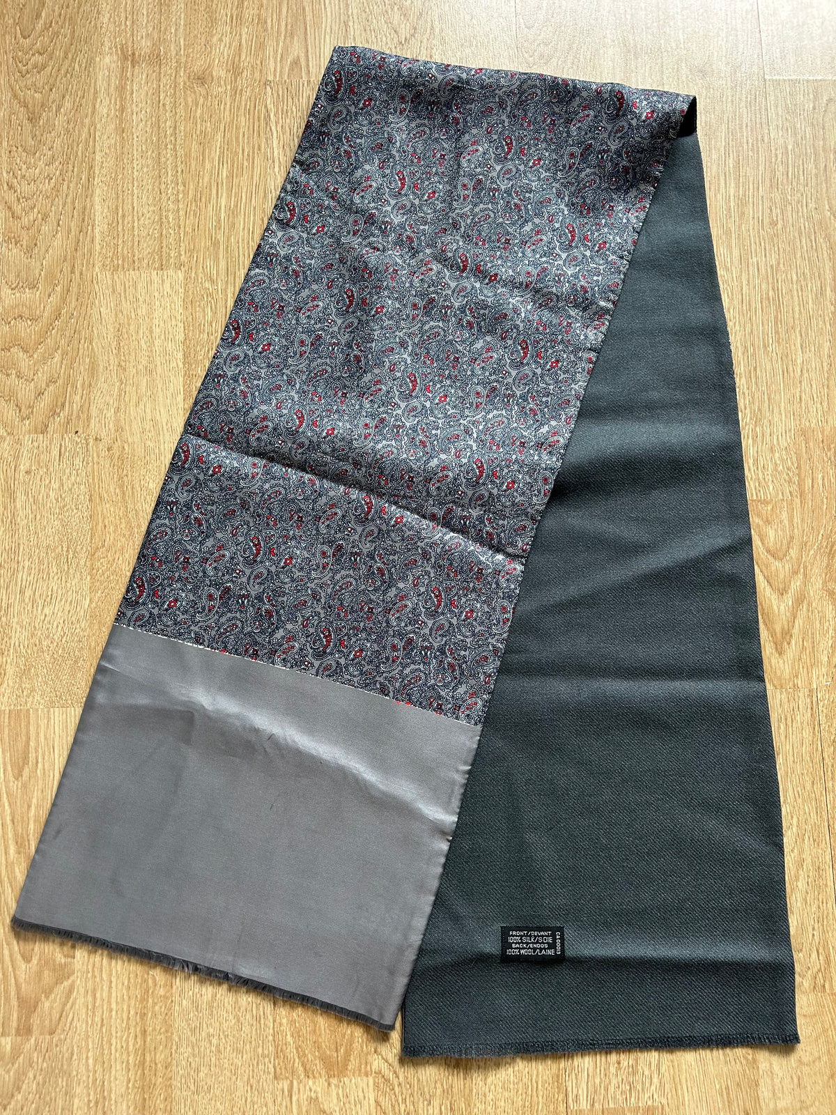 CD paisley Silk&wool scarf