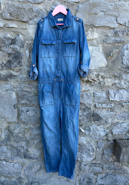 Light denim boiler suit 9y (134cm)