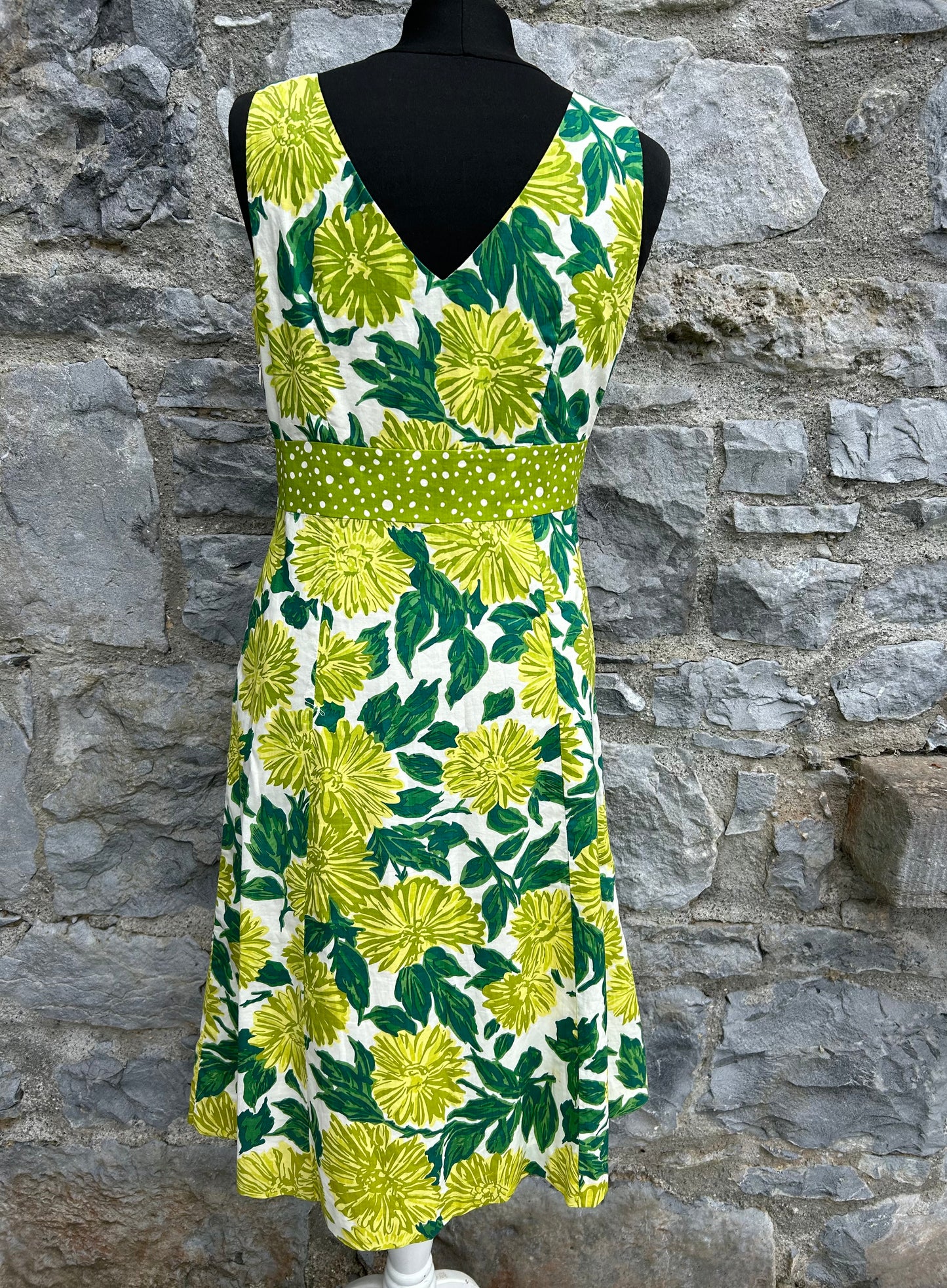 Lime flowers dress uk 10