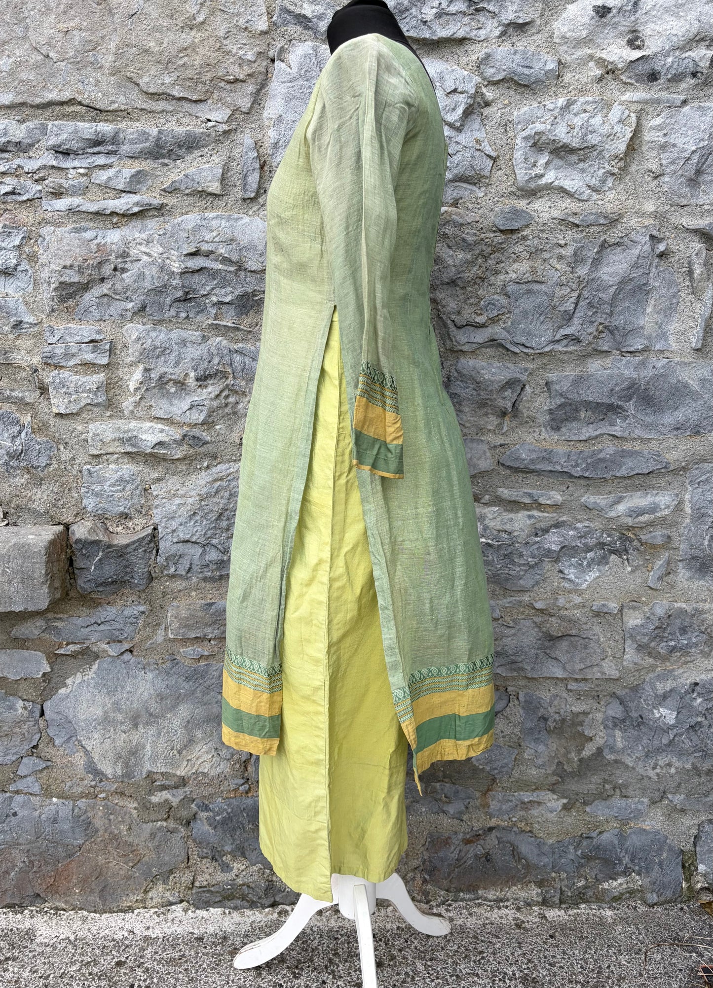 90s green tunic uk 4-6