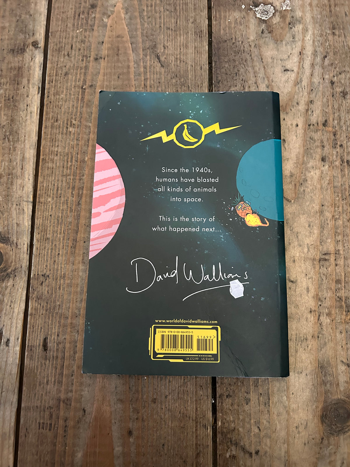 Astro chimp by David Walliams