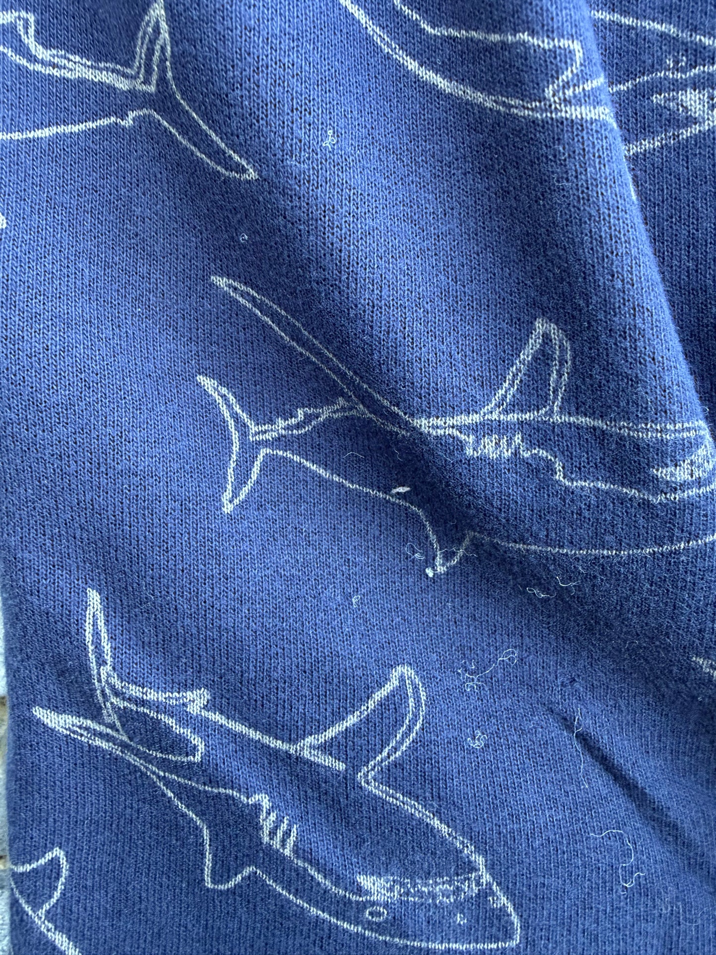 Shark navy pants  12-18m (80-86cm)