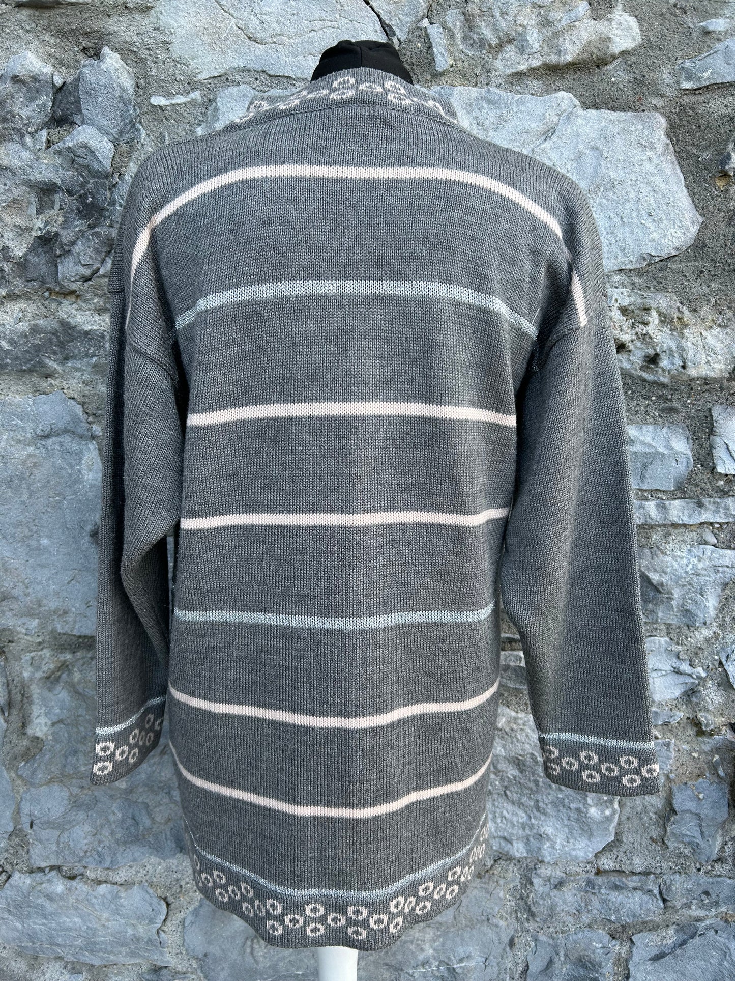 80s Pretty grey jumper uk 12