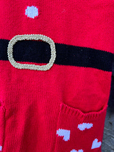 Santa knitted dress   2-3y (92-98cm)