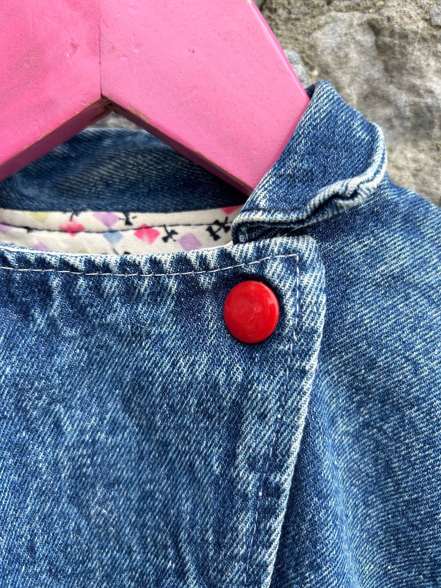 80s denim reversible jacket  3-4y (98-104cm)