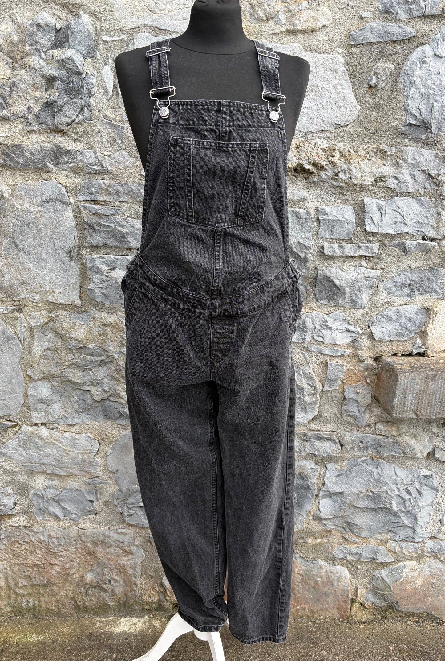 Charcoal maternity dungarees uk 8