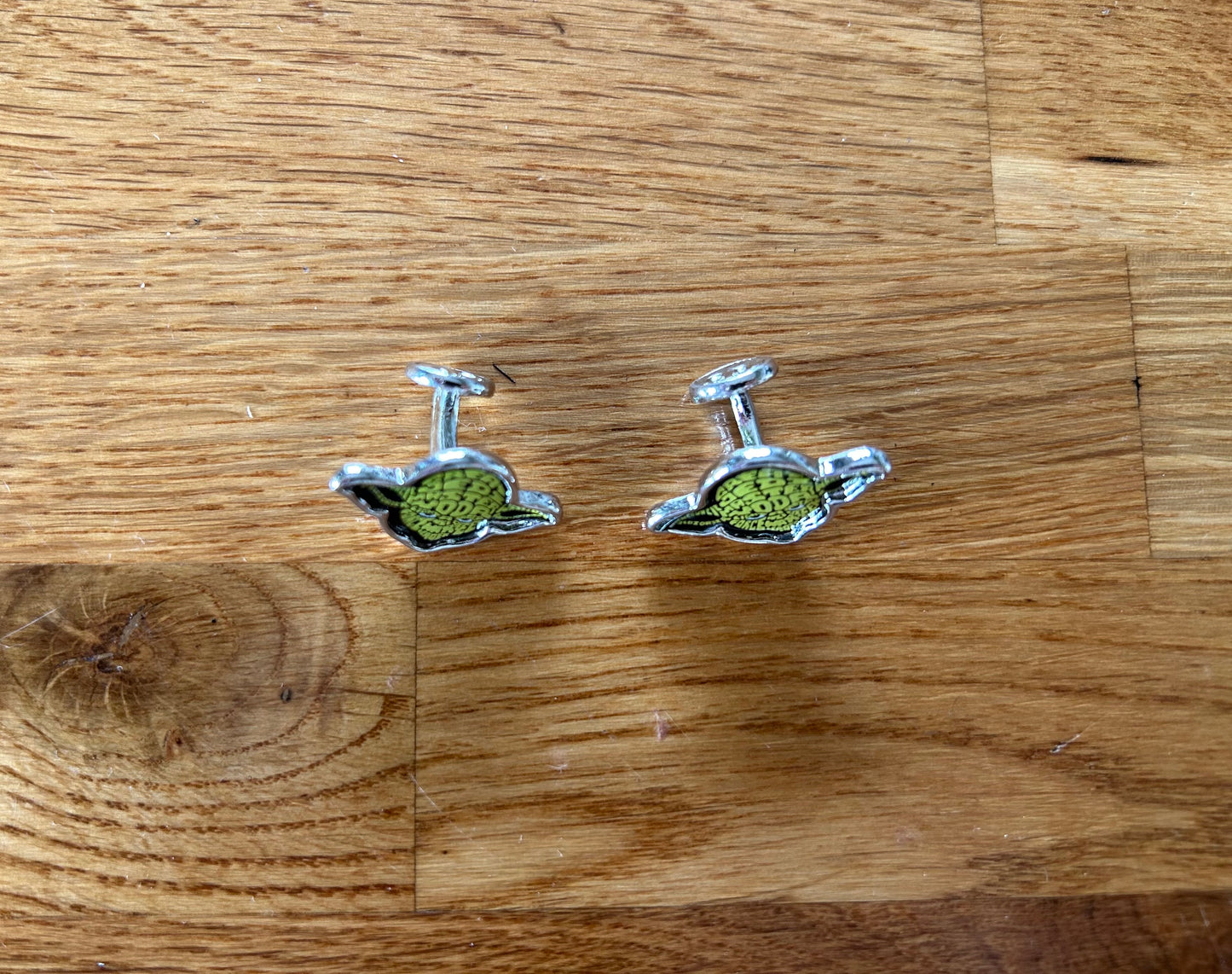 Yoda cufflinks