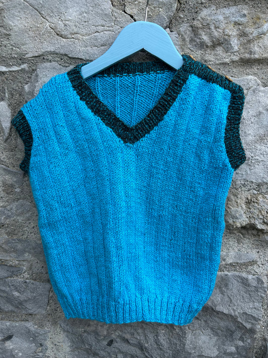 Blue gilet  4-5y (104-110cm)