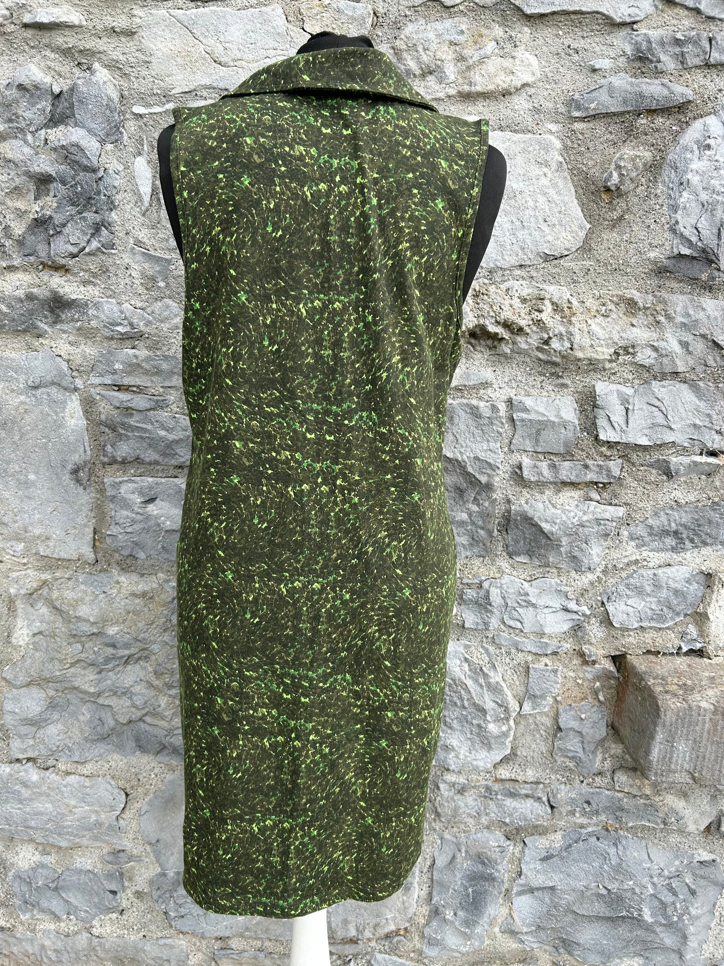 Green sleeveless dress uk 12