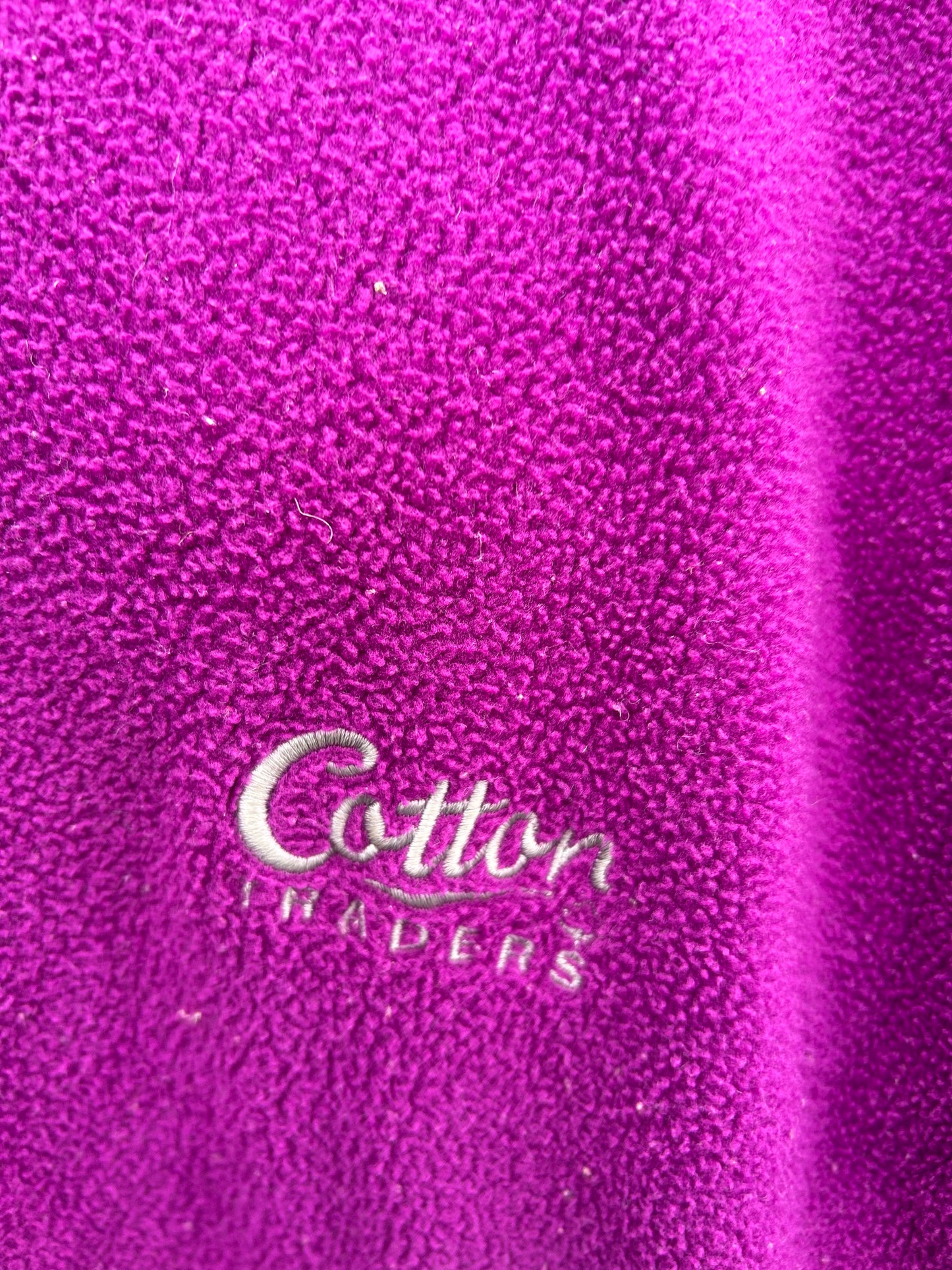 90s purple fleece Large