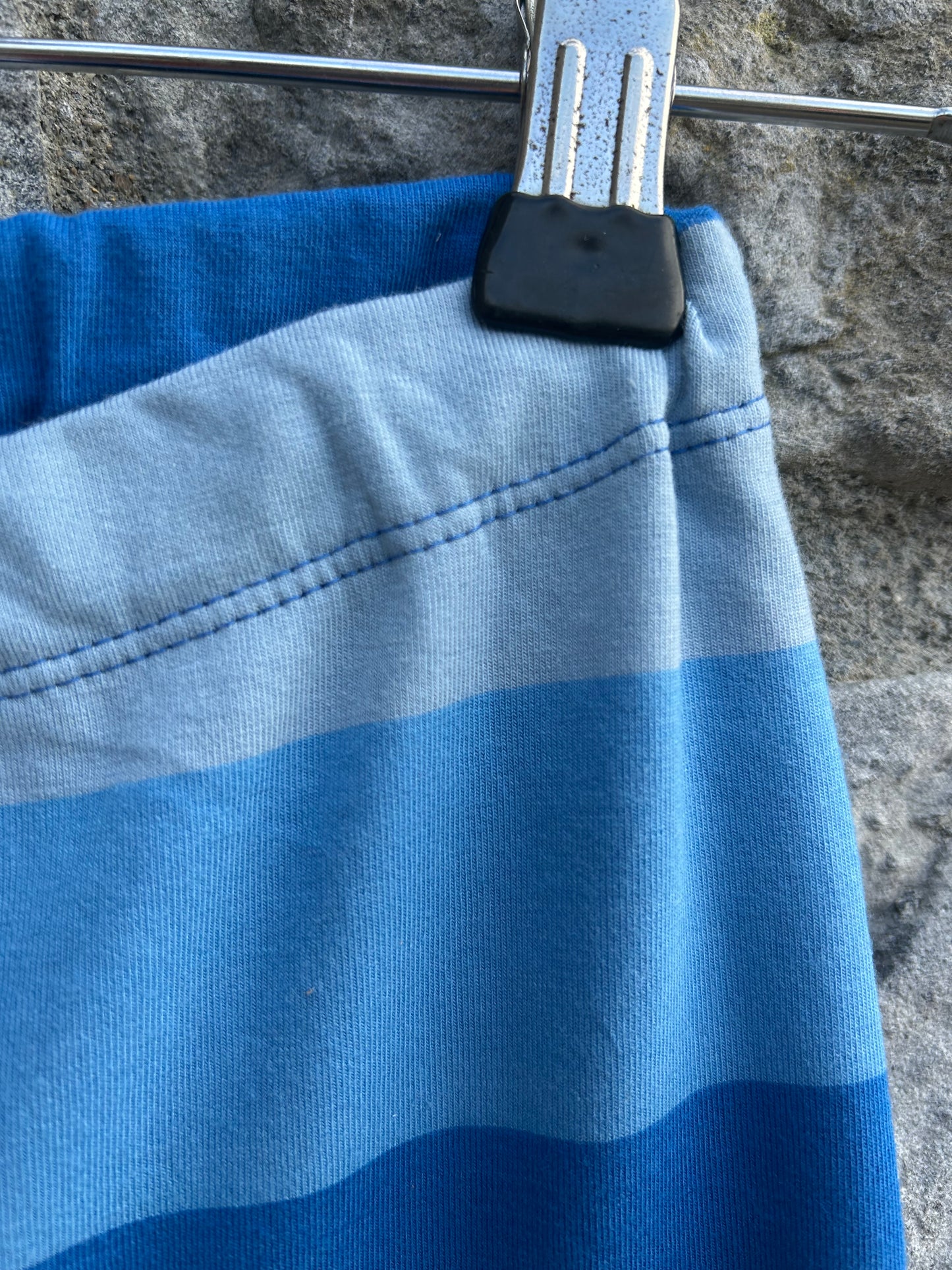 Blue stripy baggy pants  2y (92cm)