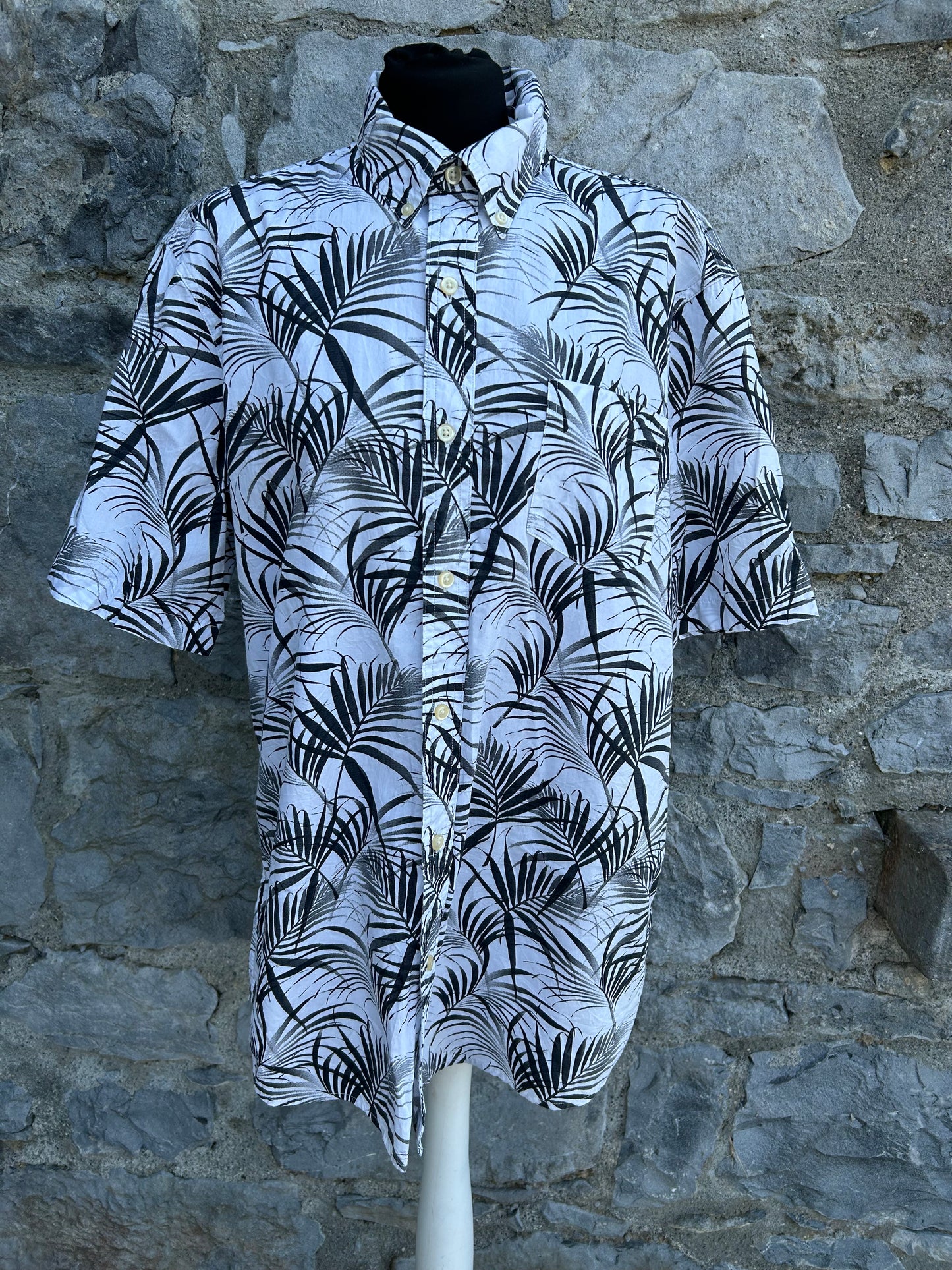Palm leaves shirt Large