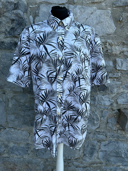 Palm leaves shirt Large