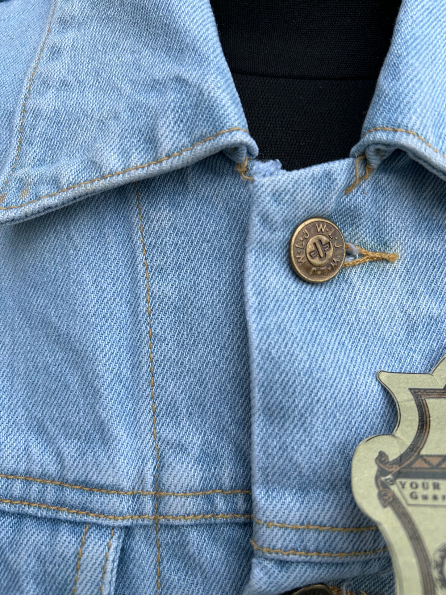 90s denim gilet uk 12