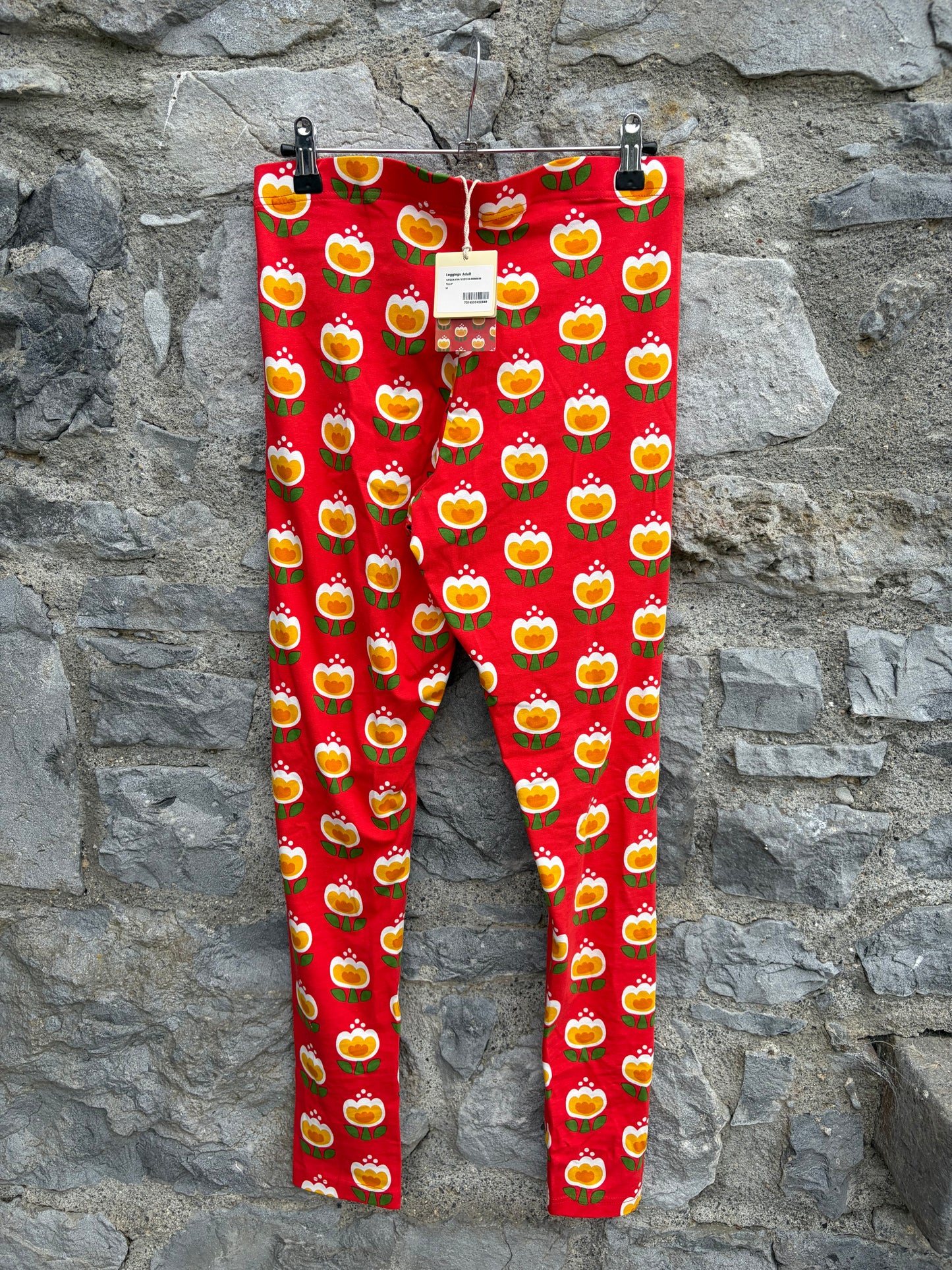 Tulips red leggings uk 10