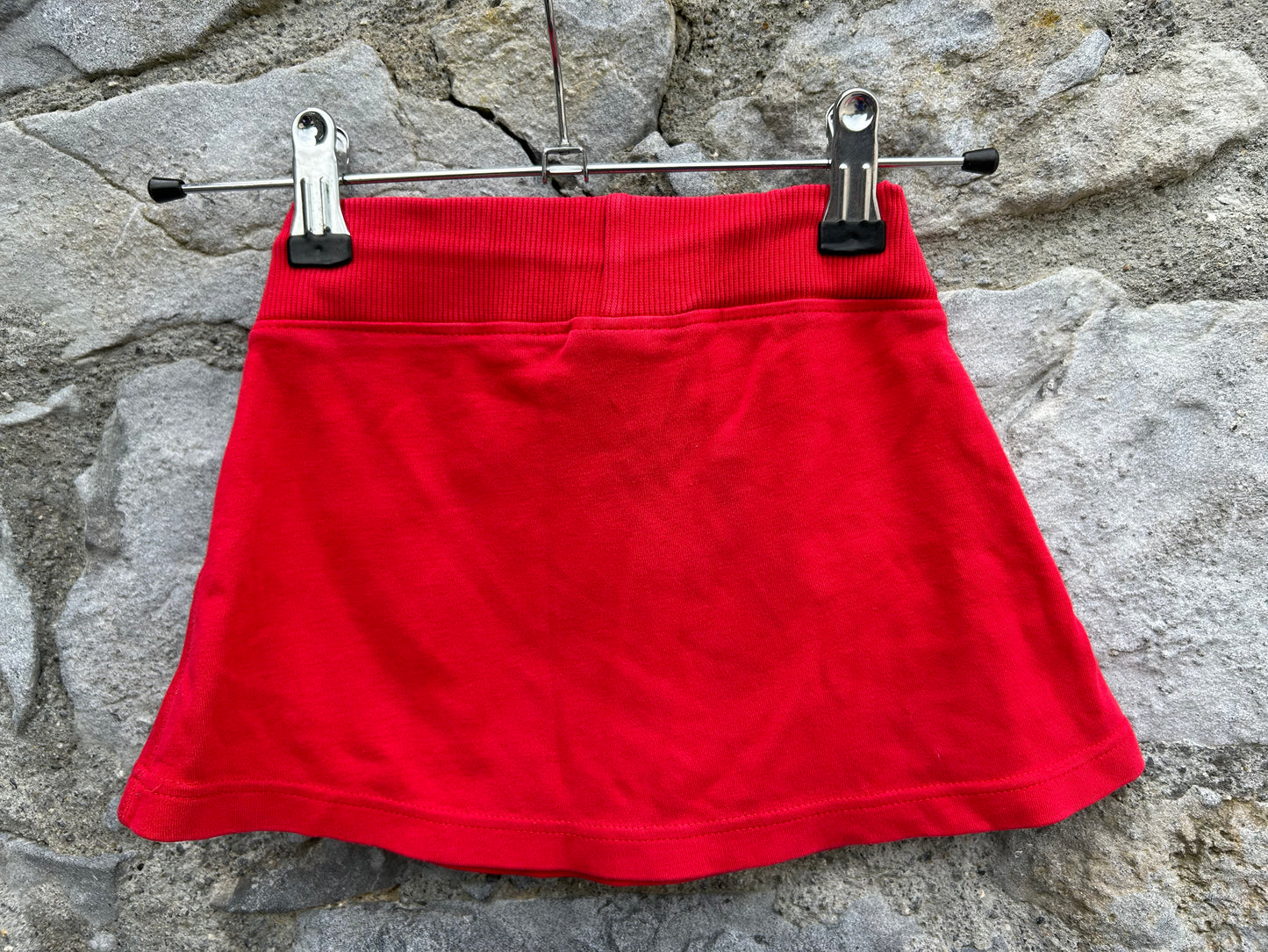 Red mini skirt  2y (92cm)