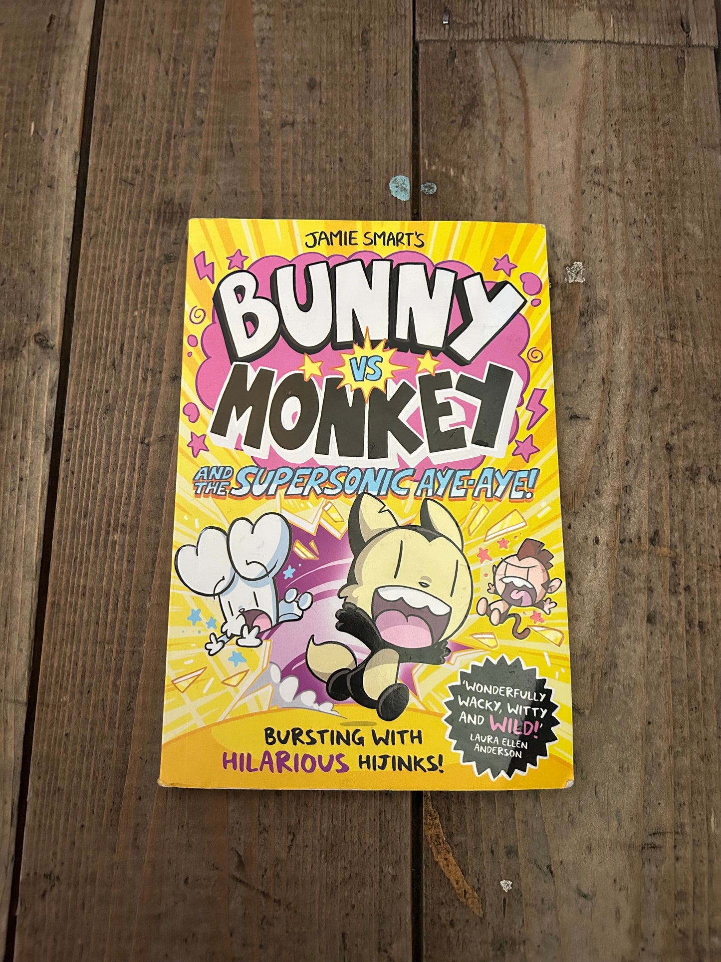 Bunny vs monkey and the supersonic aye-aye by Jamie Start