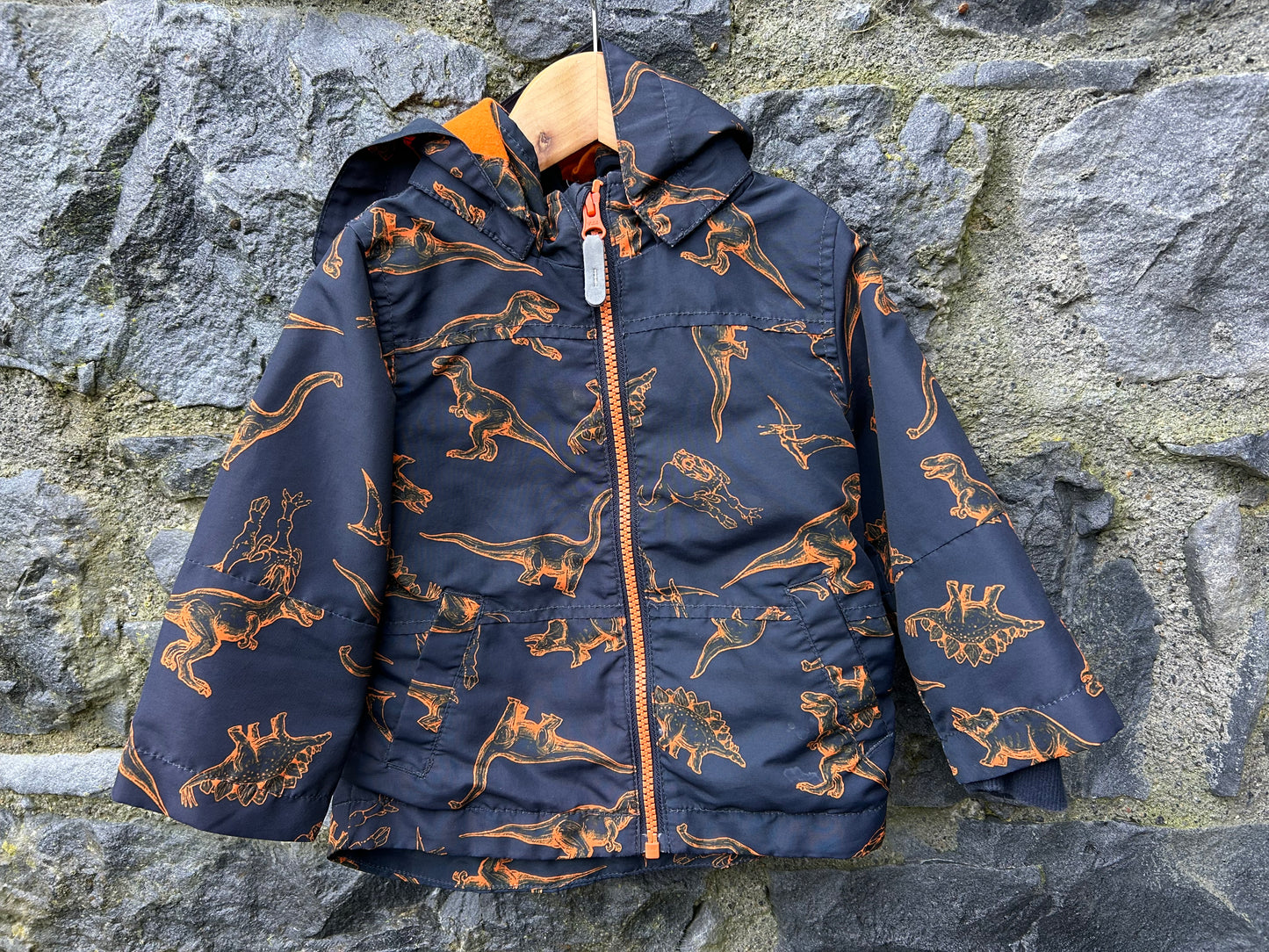 Dinosaurs navy jacket 9-12m (74-80cm)