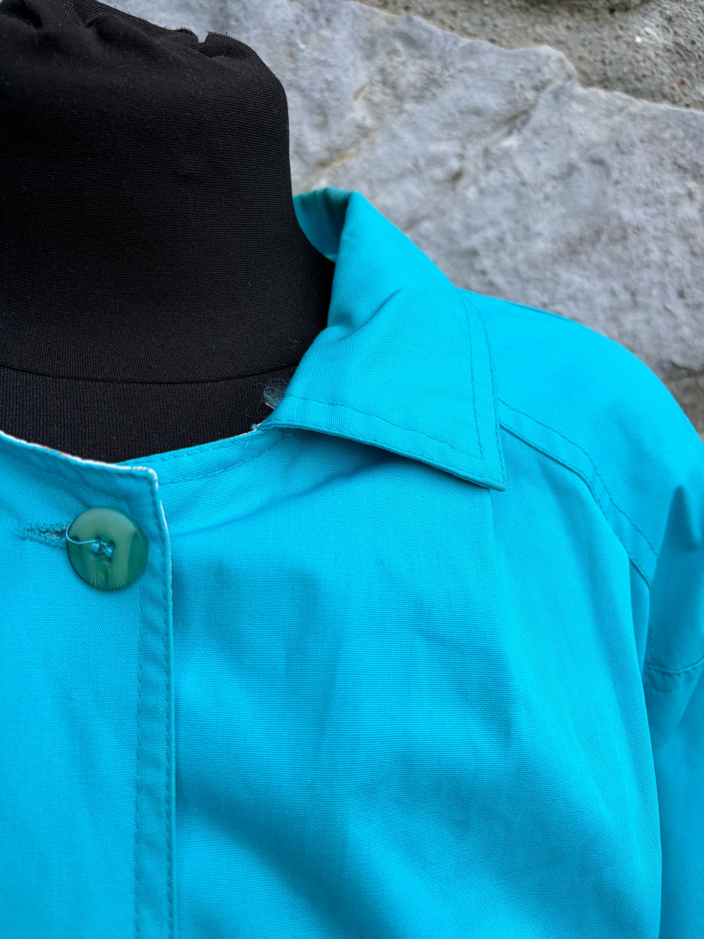 80s blue jacket uk 14