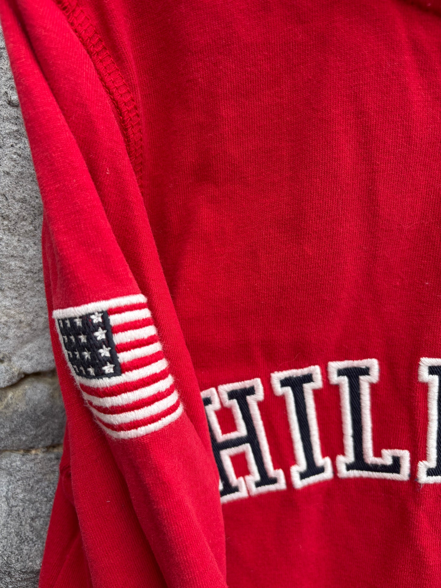 TH 1/2 zip sweatshirt with a Varsity logo  4y (104cm)