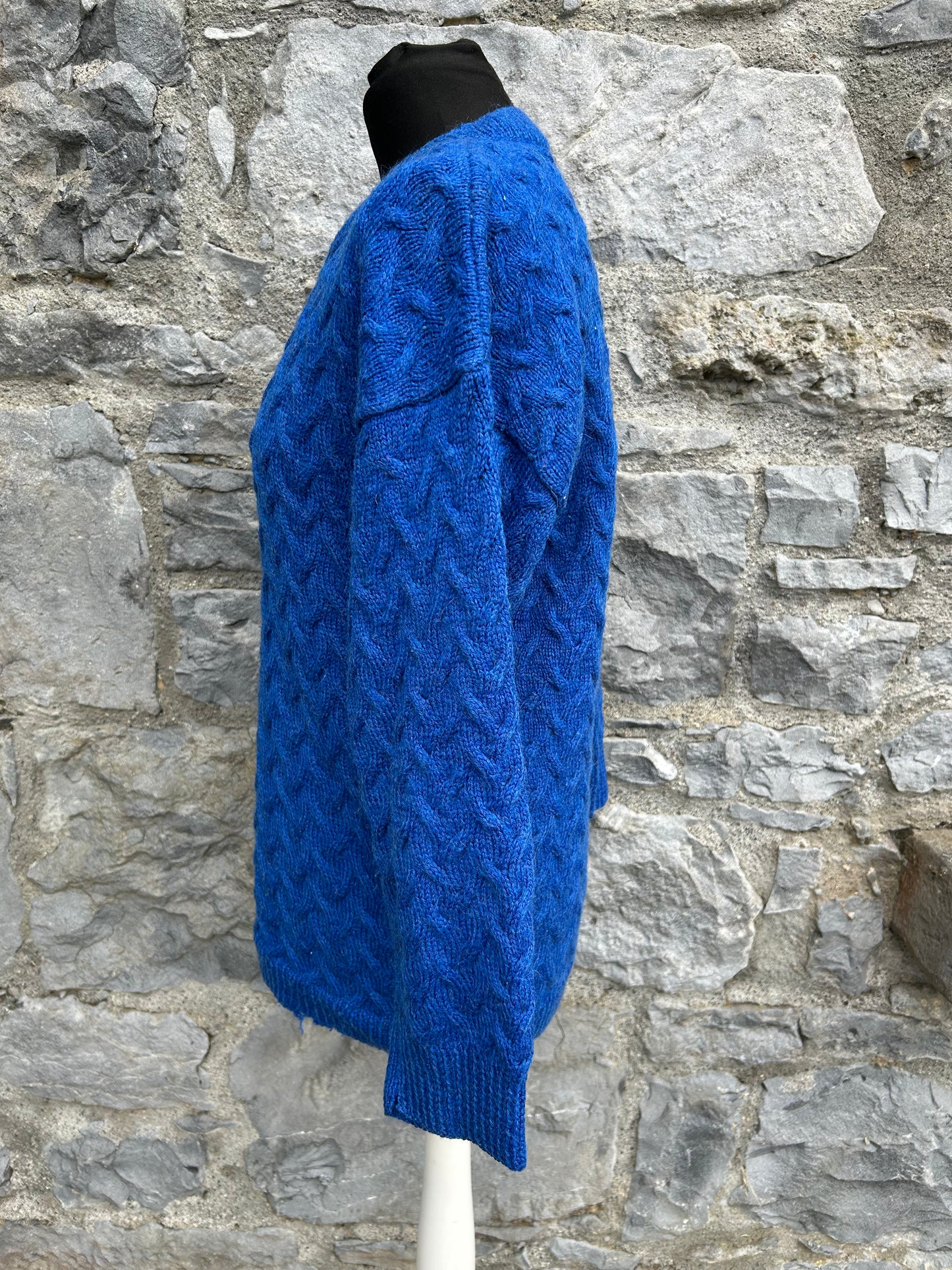90s blue knot jumper uk 10