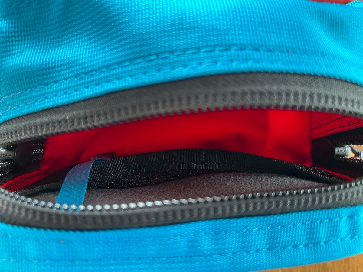 Red&blue crossbody bag