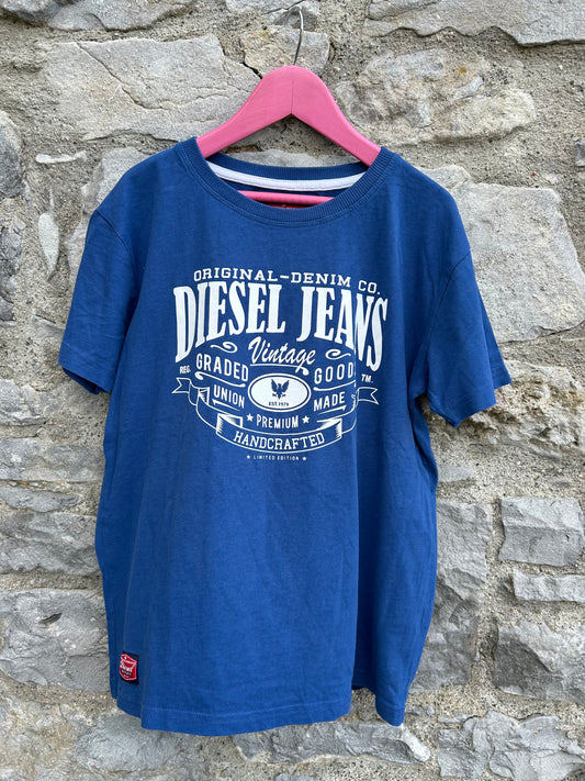 Diesel blue t-shirt  12-13y (152-158cm)