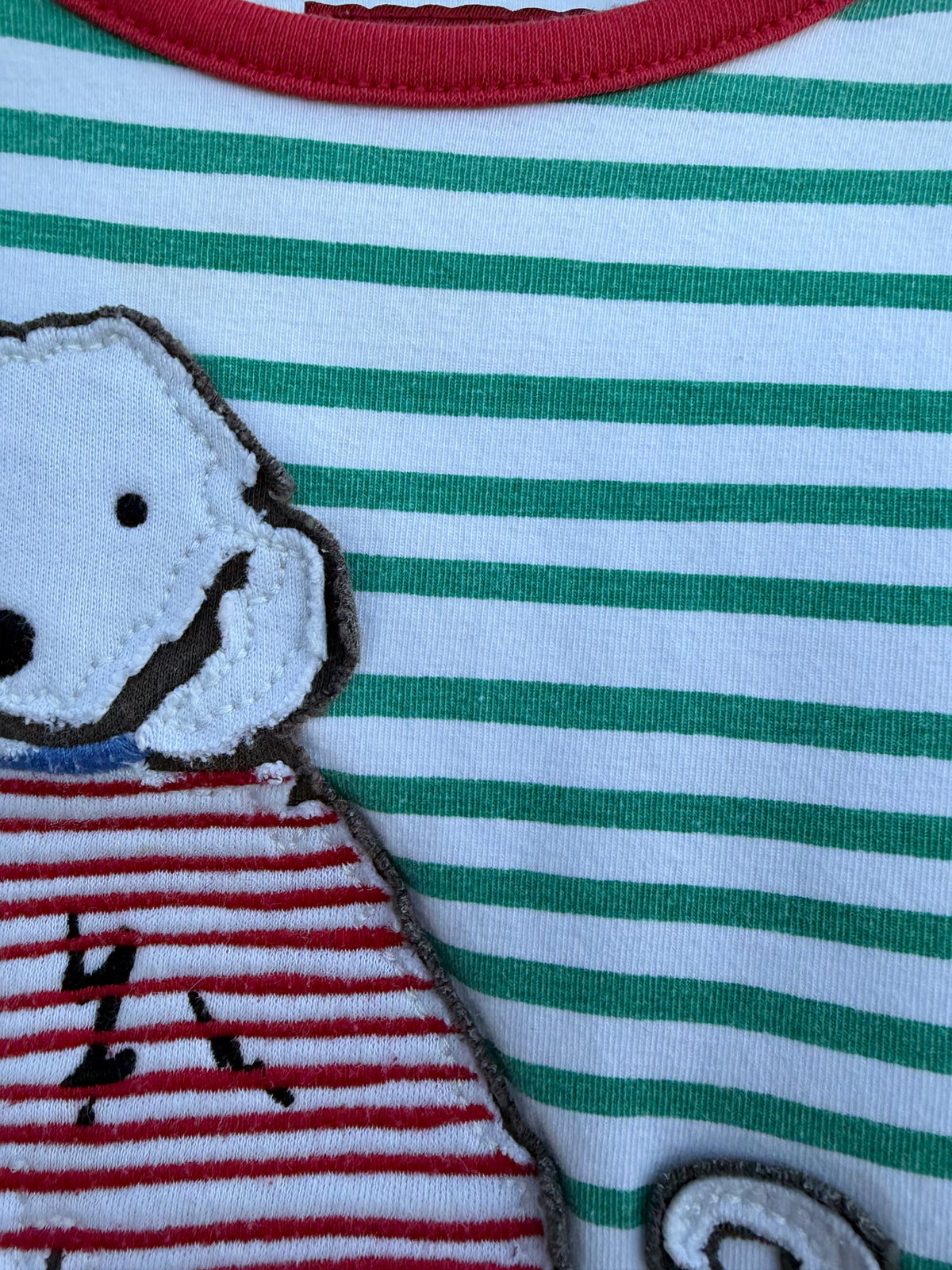 Dog stripy top  18-24m (86-92cm)