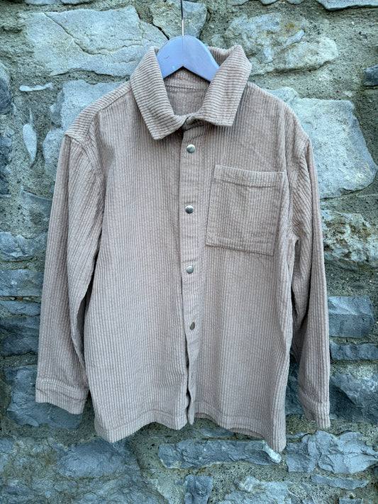 Beige cord shirt 9-10y (134-140cm)