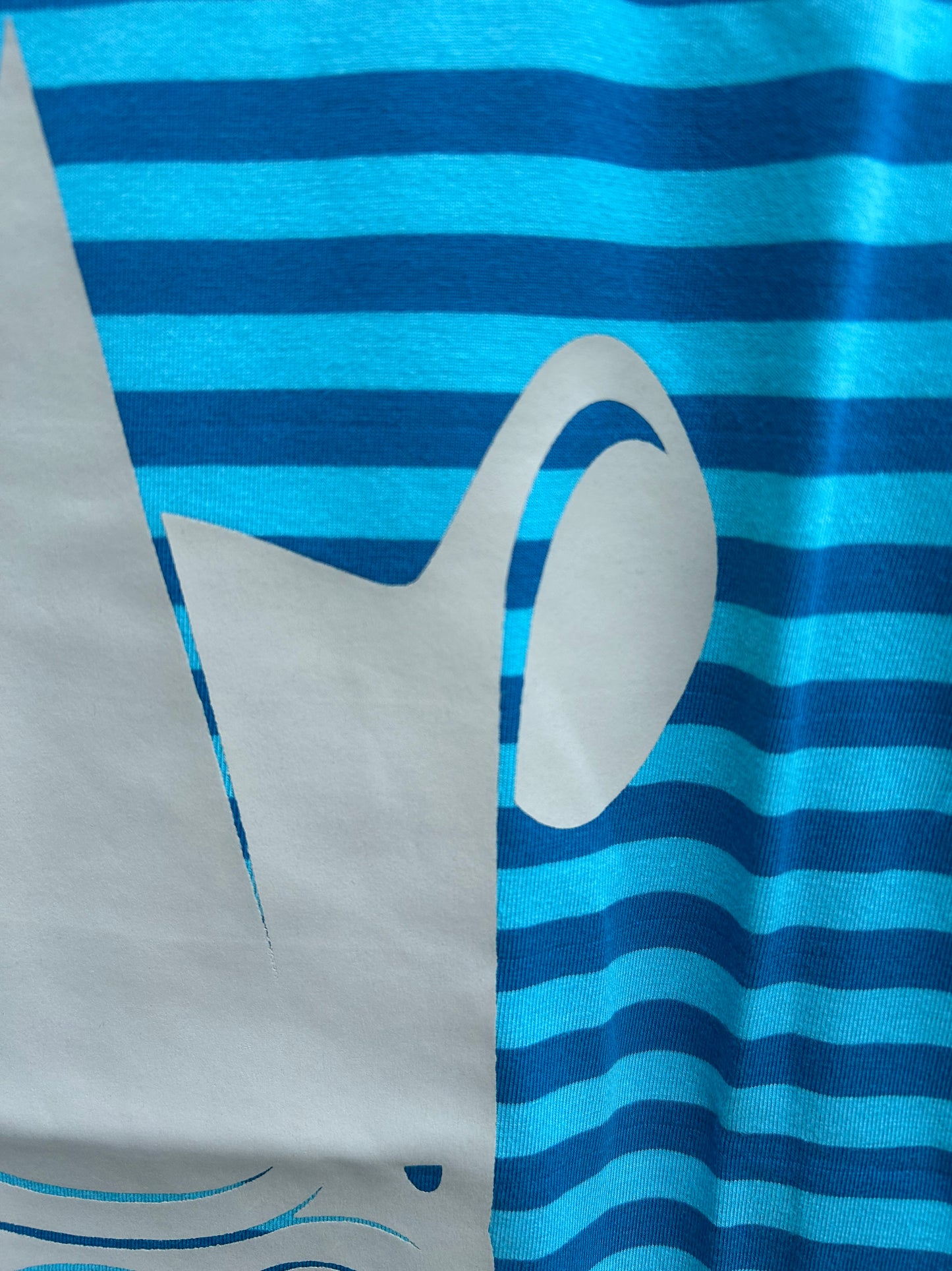 Rhino blue stripy top 7y (122cm)