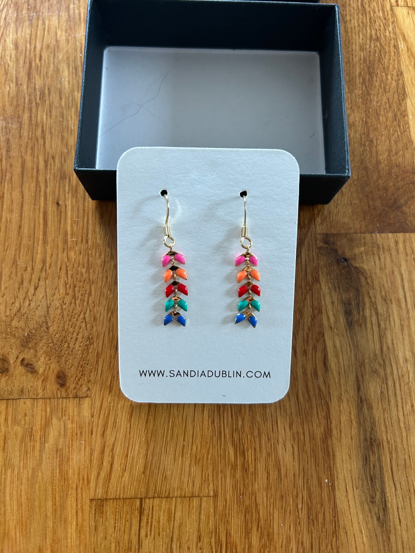 Rainbow earrings