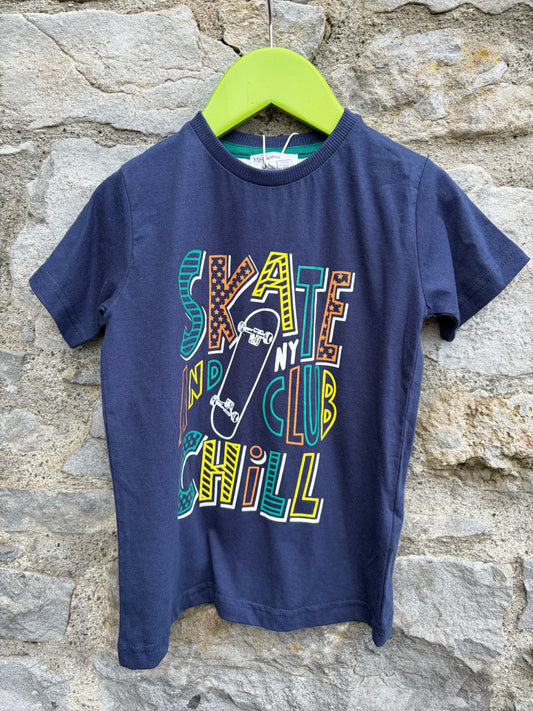 Skate navy T-shirt 4y (104cm)